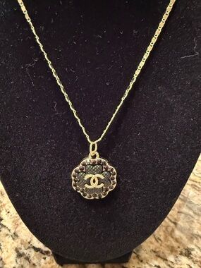 Authentic Chanel charm on Gold filled chain